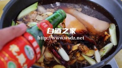 做猪蹄用白酒行吗