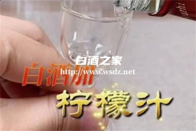 喝白酒能加柠檬汁吗