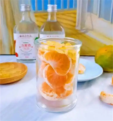 白酒泡橙子多久可以喝呀